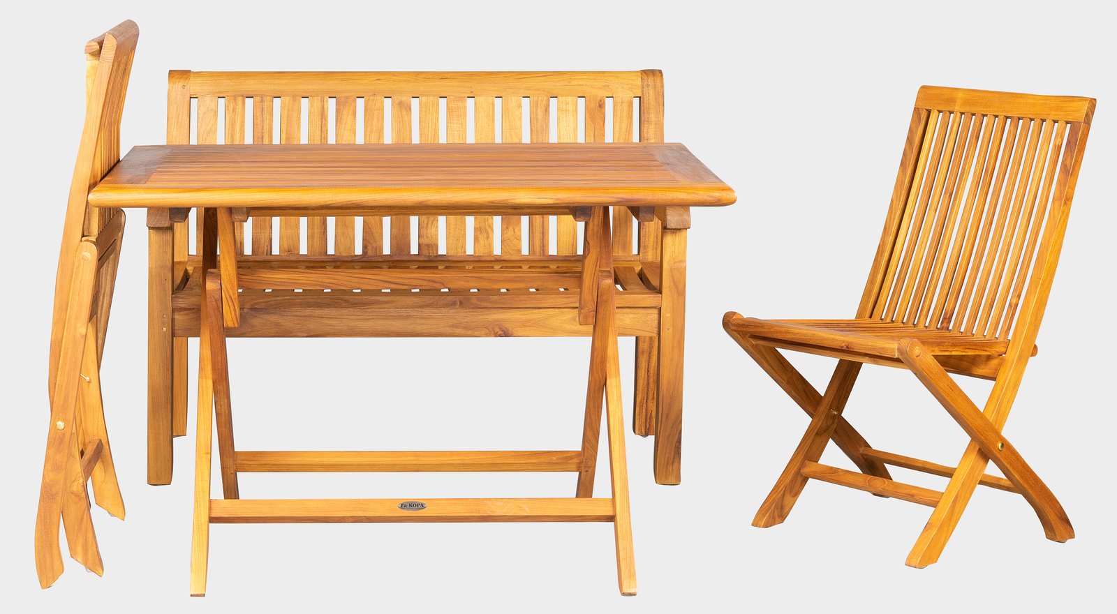 VASCO SET - balkonový set  - kvalitní ratanový, teakový nábytek od RATTAN STUDIO